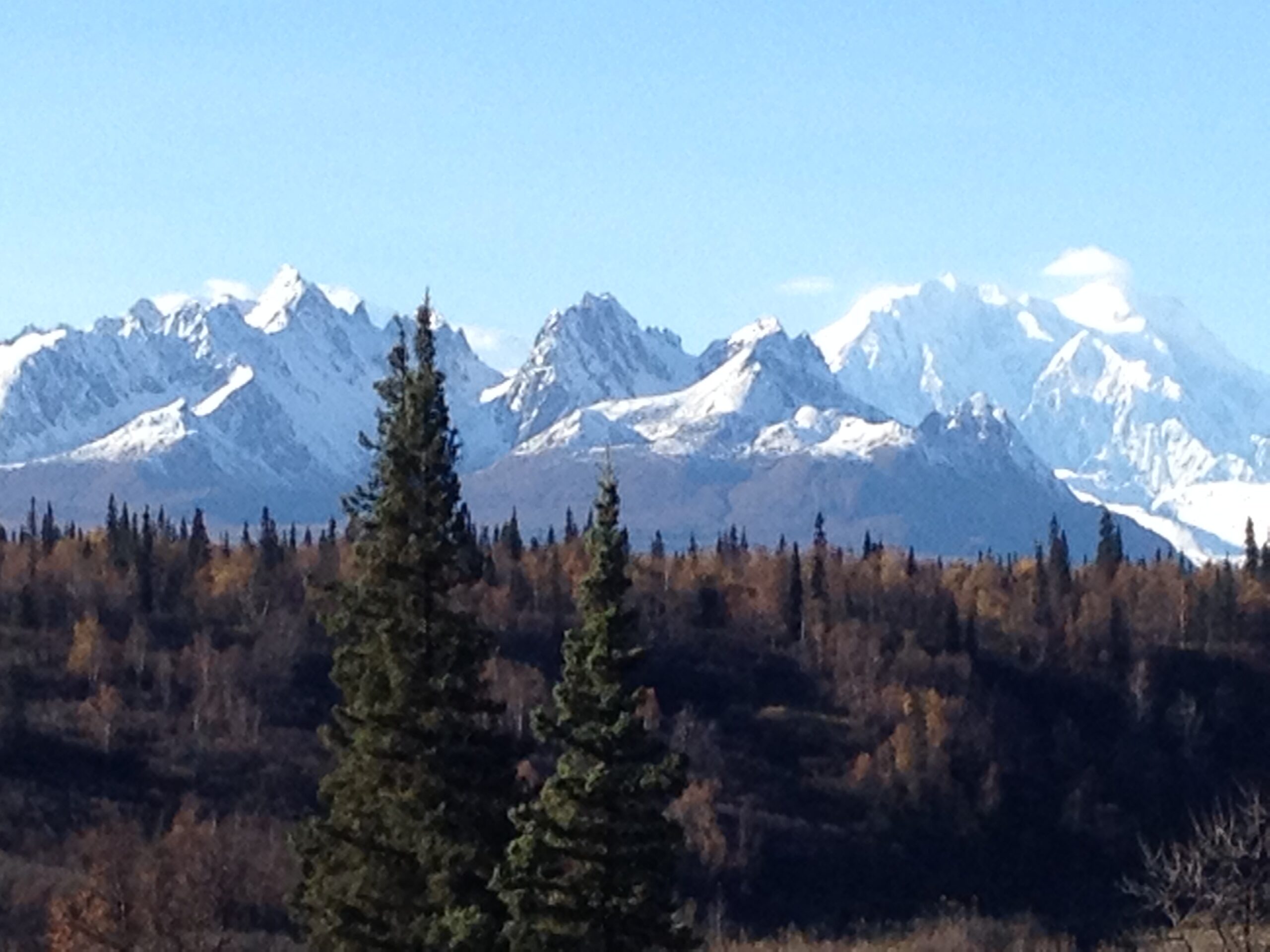 snow mountains