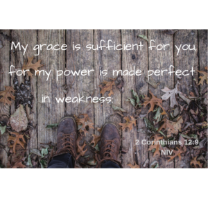 My grace is sufficient for you