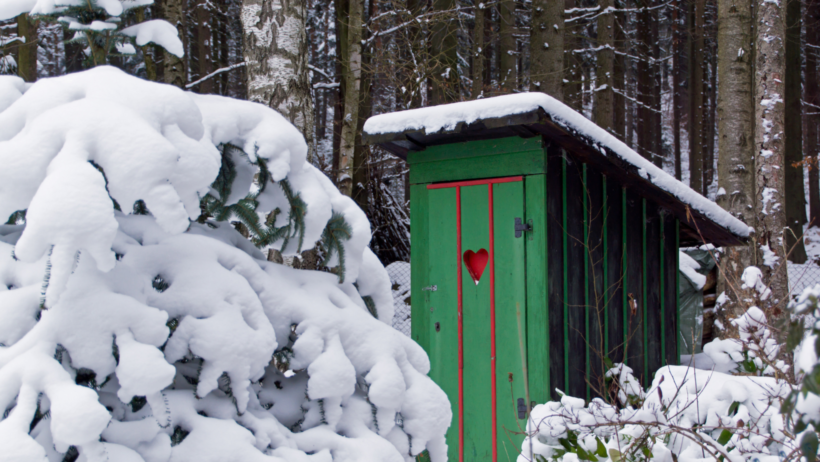 snow cabin